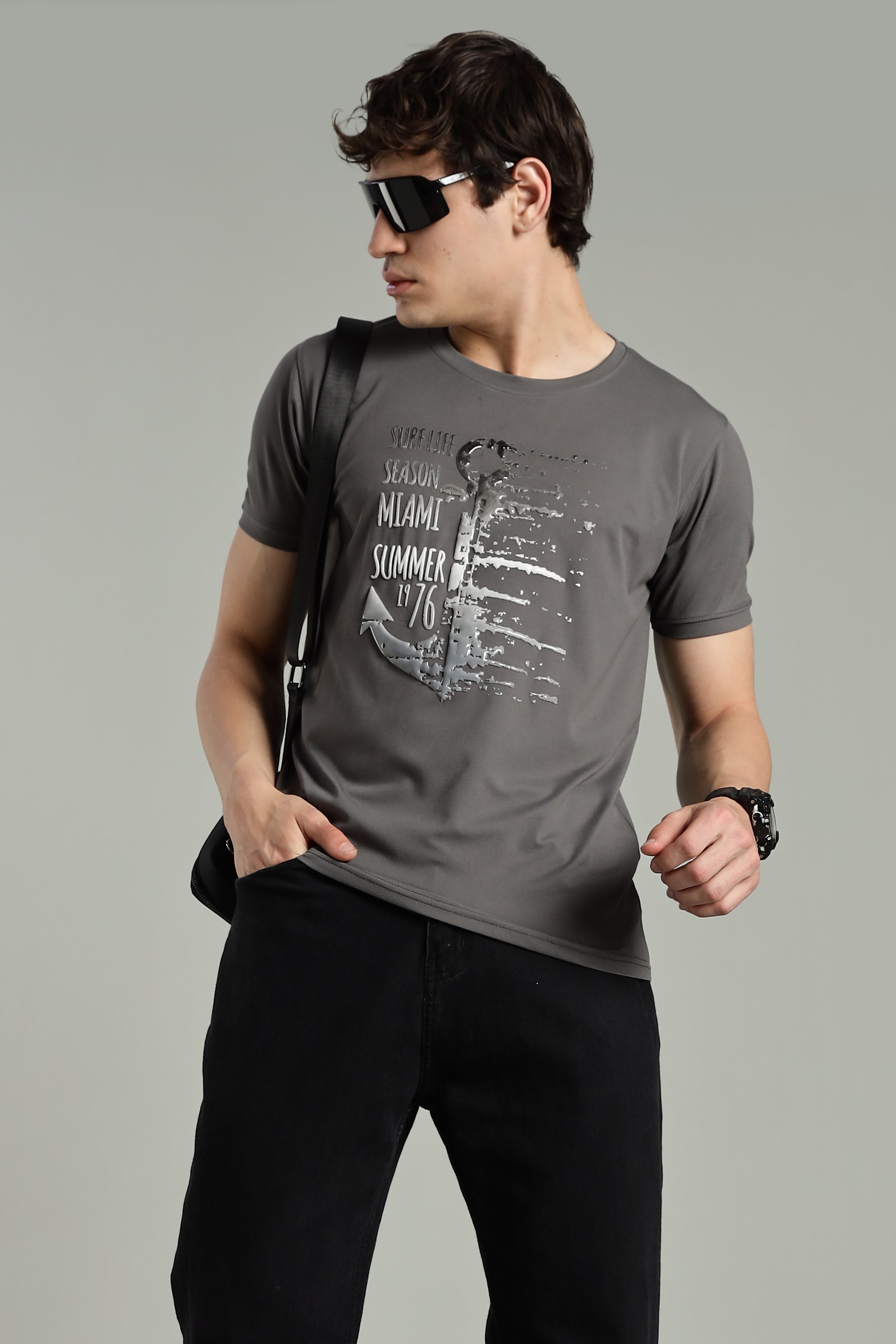 Miami NX Imported Men's Regular Fit Partywear T-Shirt