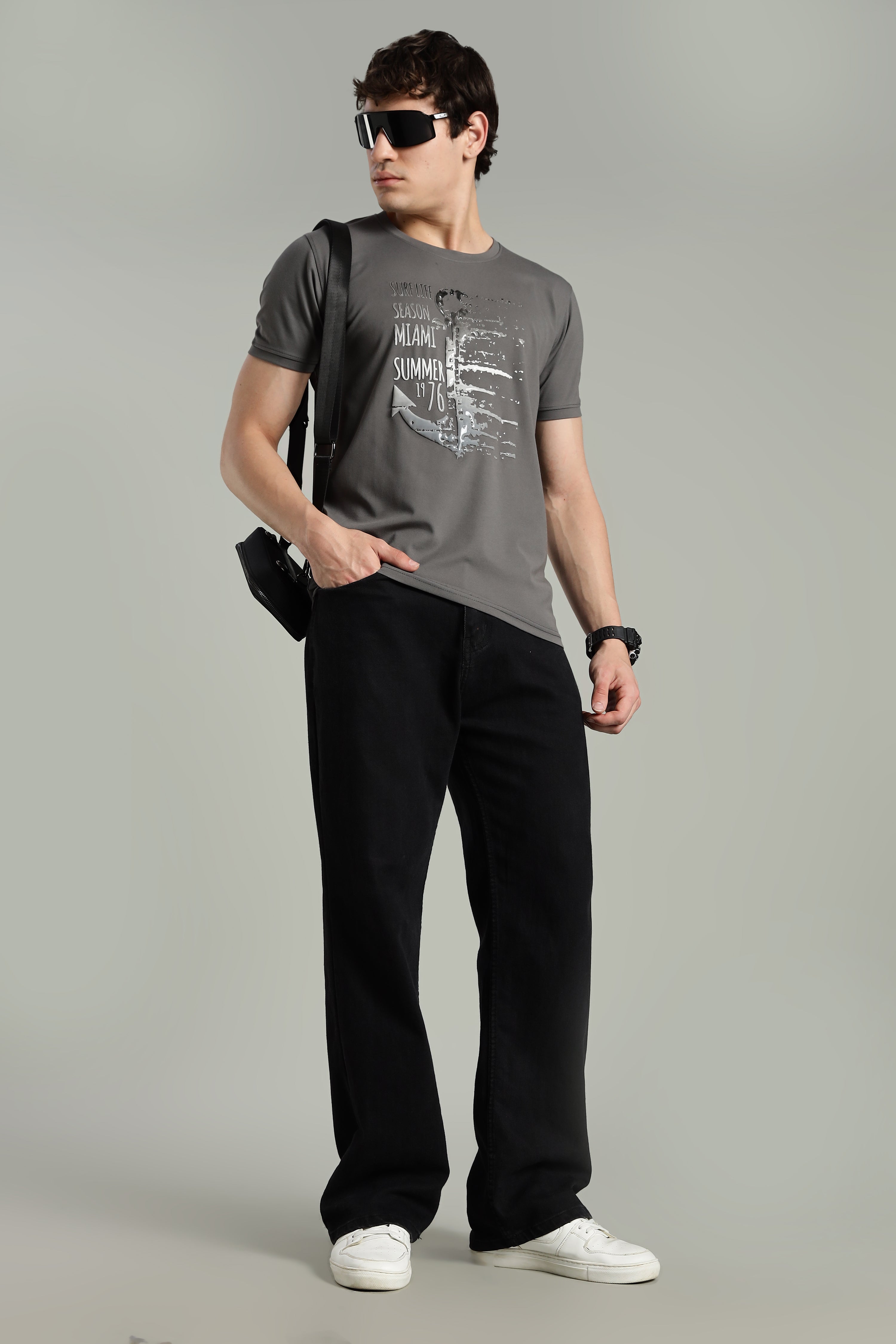 Miami NX Imported Men's Regular Fit Partywear T-Shirt
