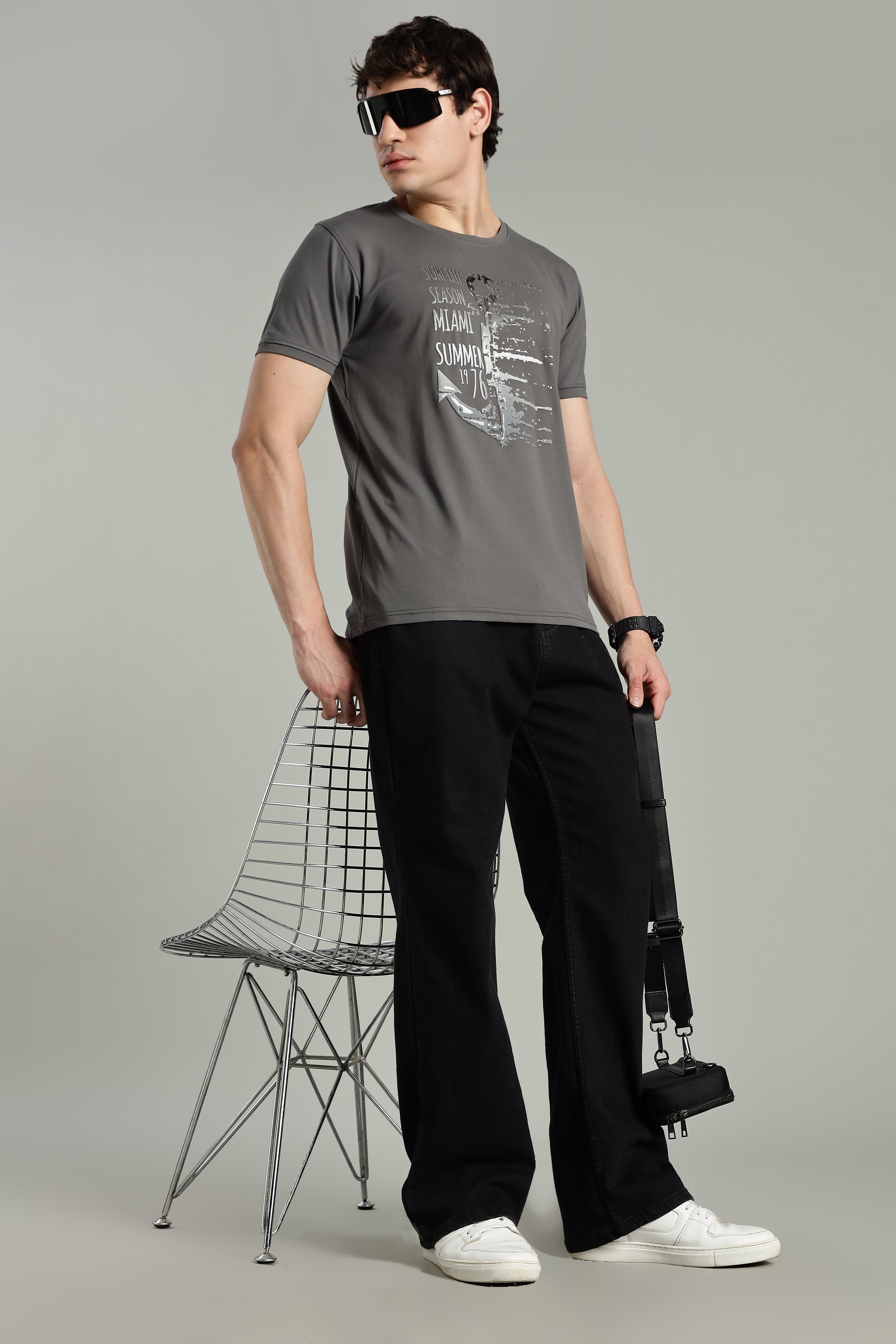 Miami NX Imported Men's Regular Fit Partywear T-Shirt