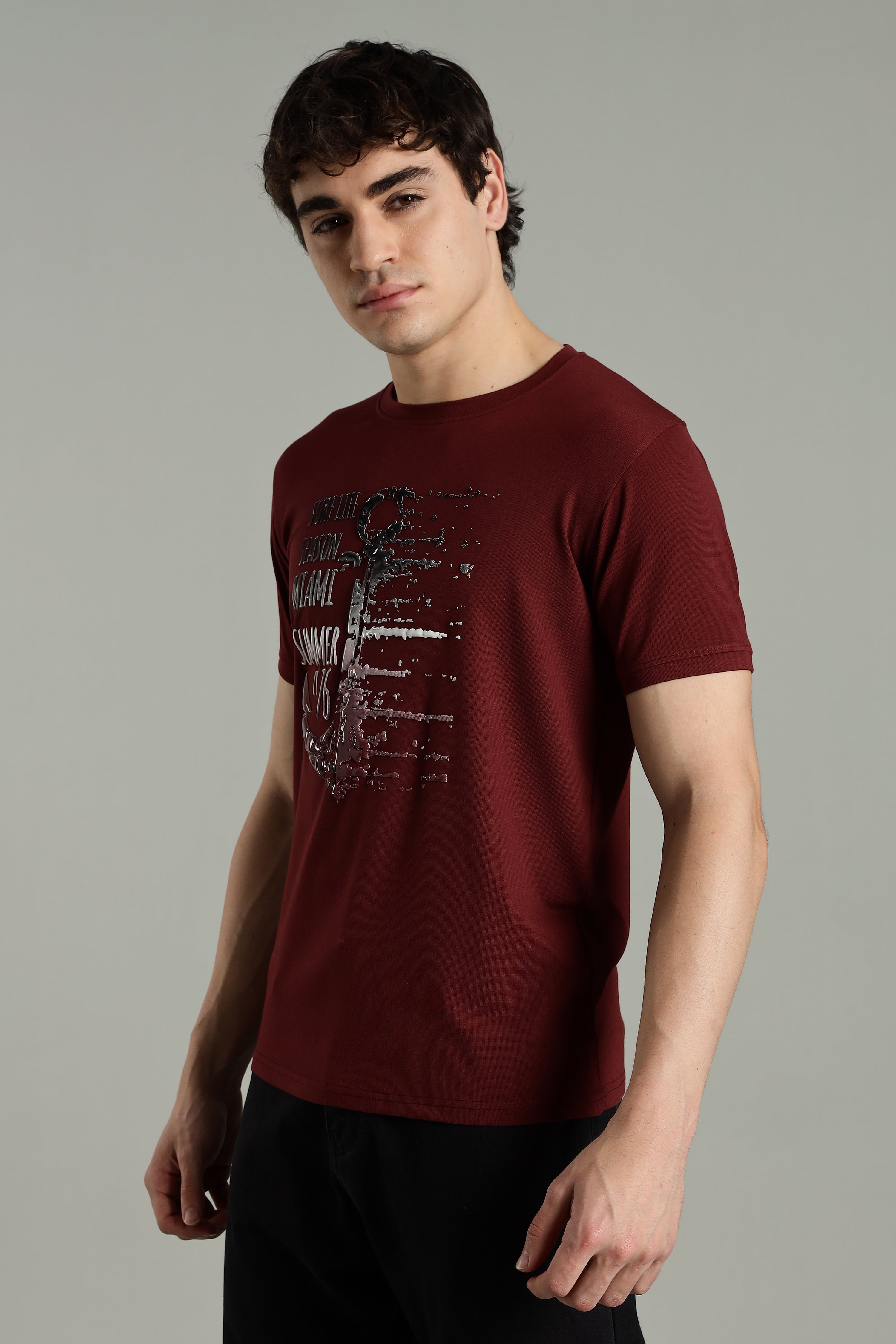 Miami NX Imported Men's Regular Fit Partywear T-Shirt