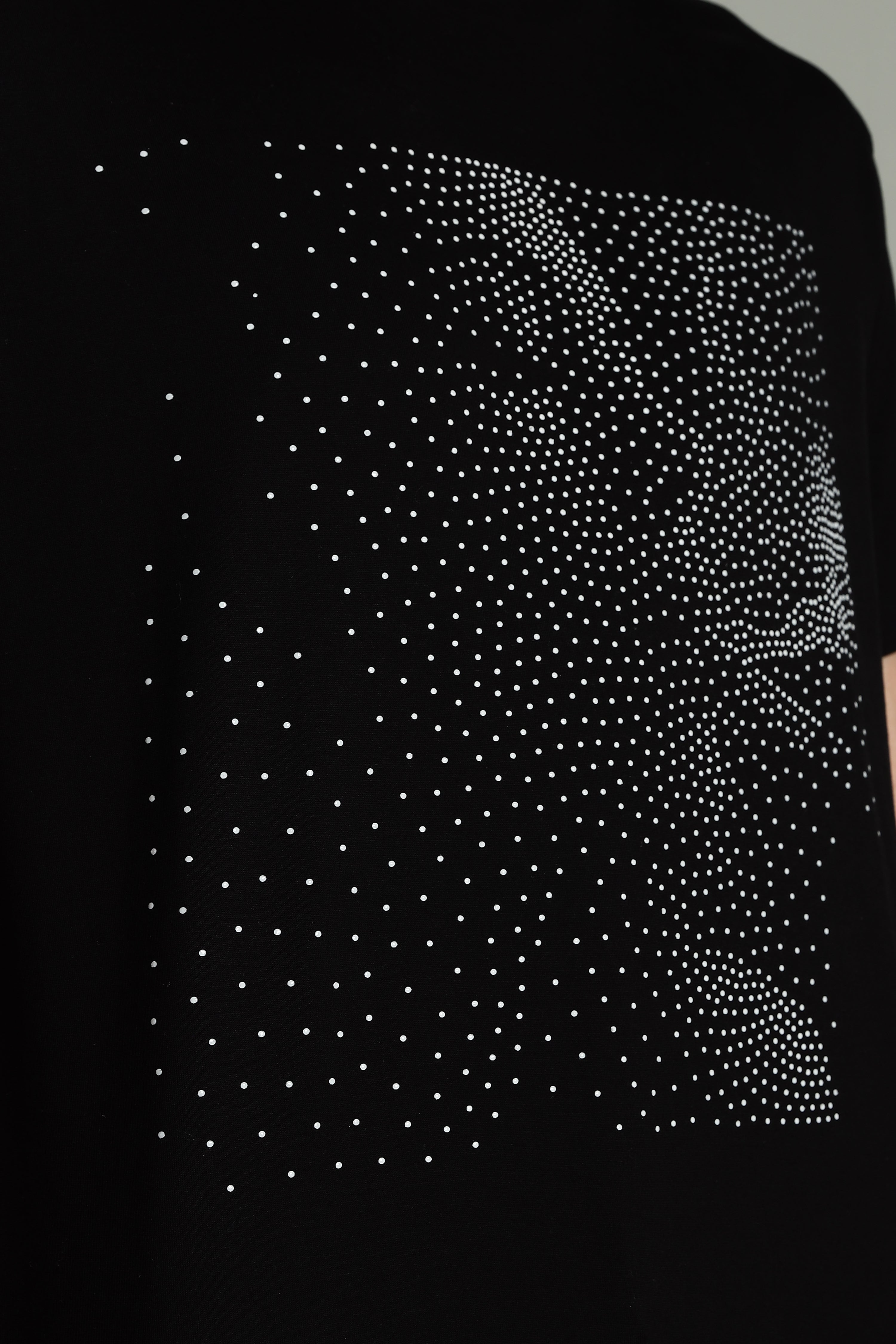 Supima Cotton T-Shirt with Glossy Artwork – “Midnight Haze”