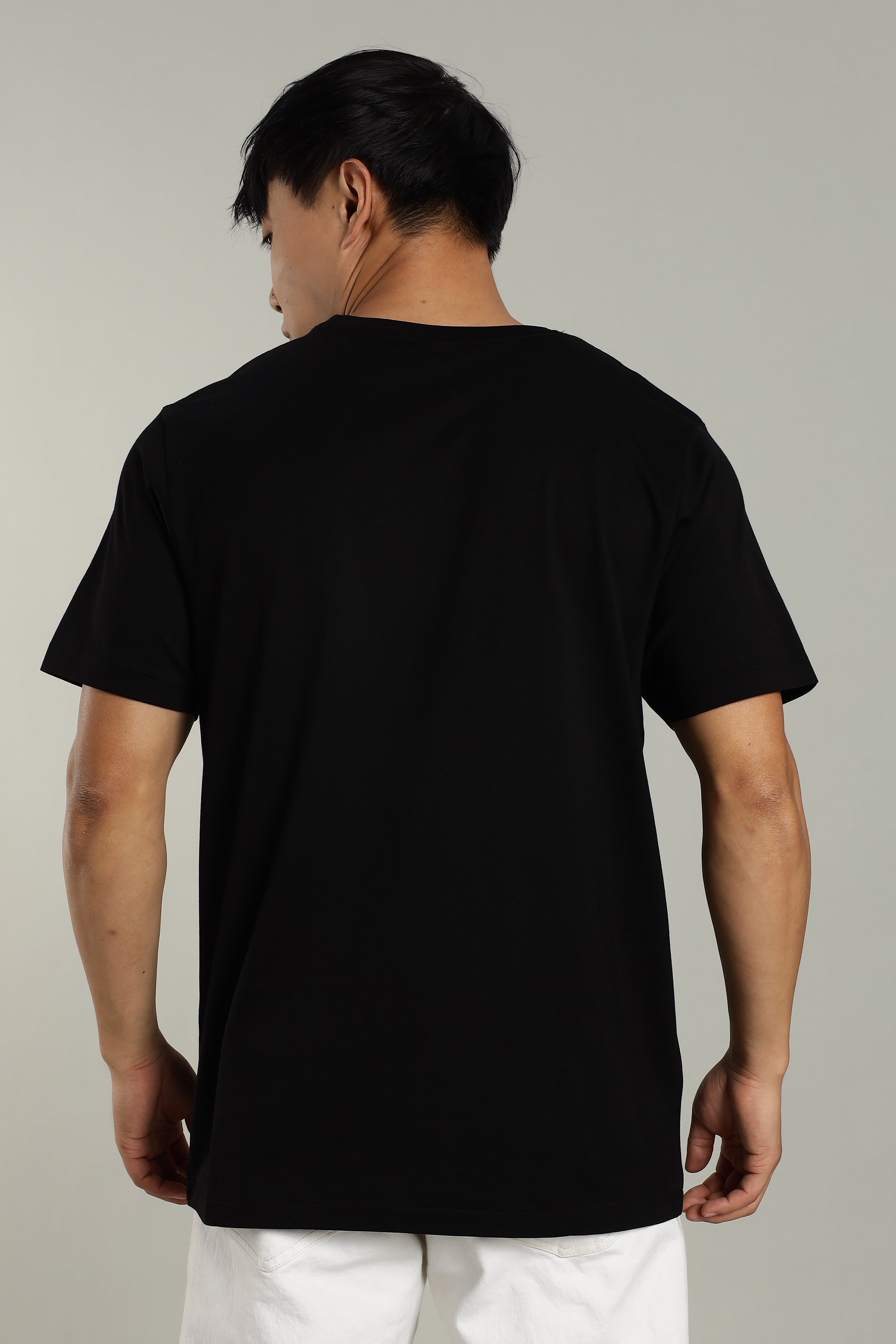 Black Joker Shine T-Shirt for Men – Premium Supima Cotton