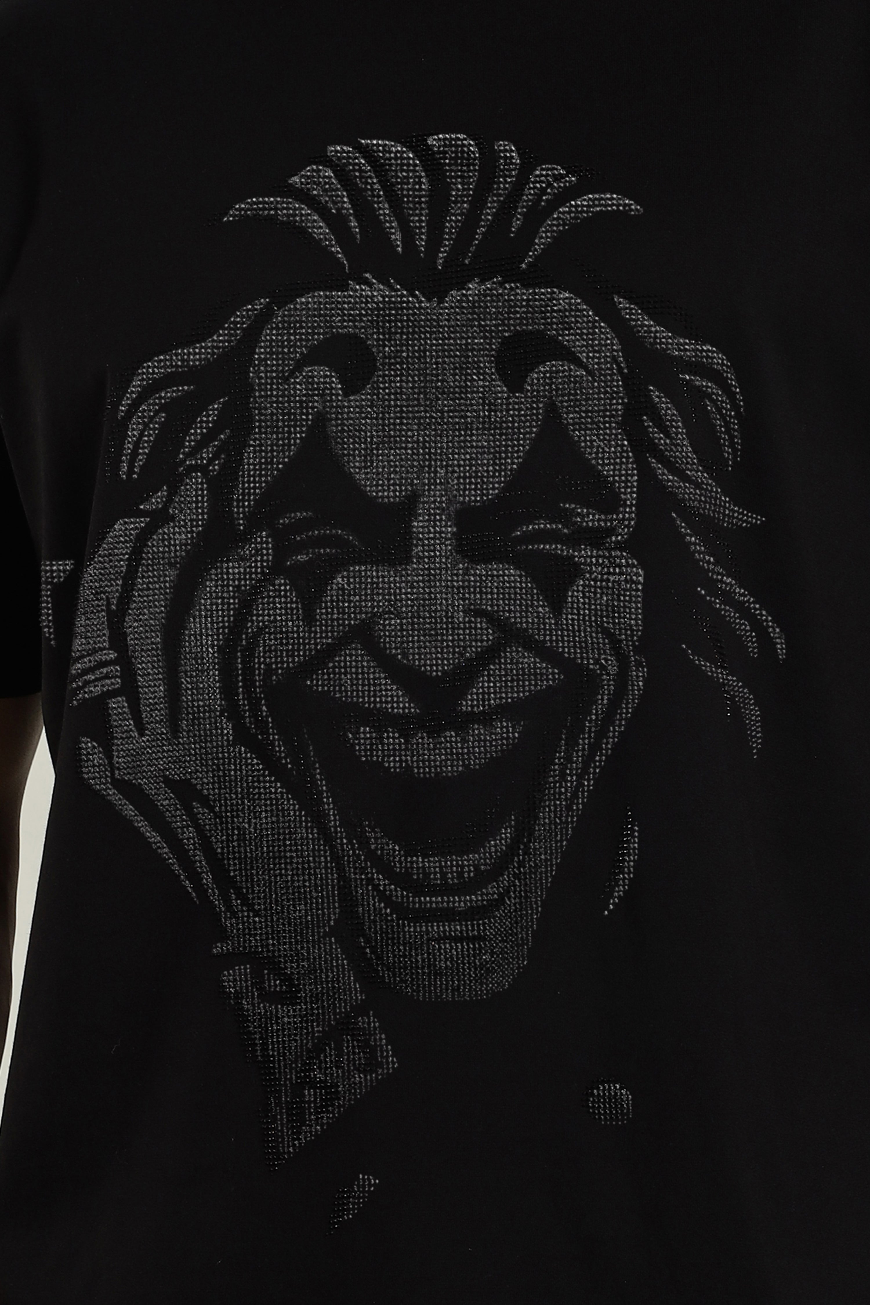 Black Joker Shine T-Shirt for Men – Premium Supima Cotton