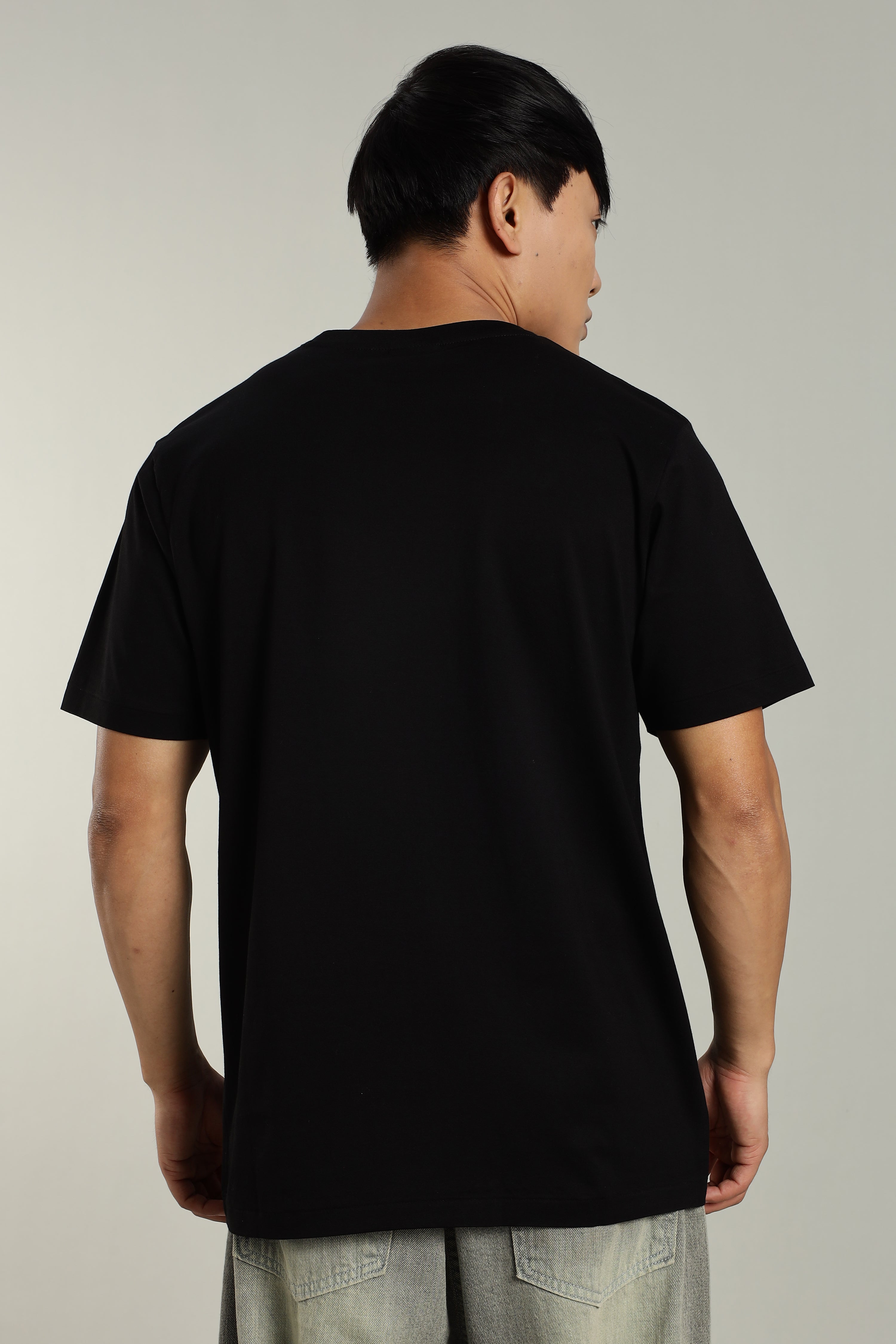 Premium Black Skull T-Shirt with Reflective Design